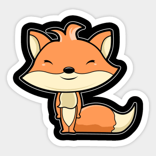 Cute Baby Fox Sticker